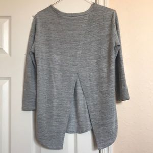 Juniors Open-Back Sweatshirt